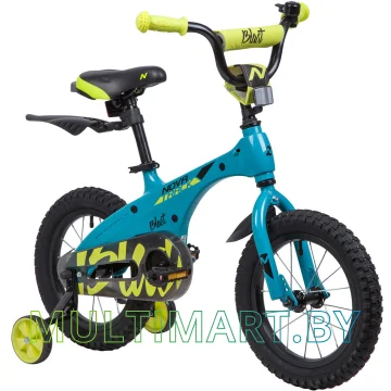 Детский велосипед Novatrack Blast 145MBLAST.TQ9 (голубой/желтый, 2019) картинка 2